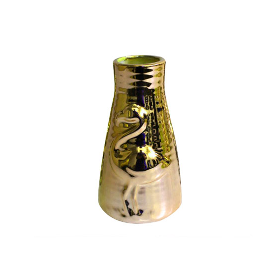 ENFEITE DE MESA EM CERAMICA MODELO MINI VASO DOURADO ENFEITE DE MESA EM CERAMICA MODELO MINI VASO DOURADO