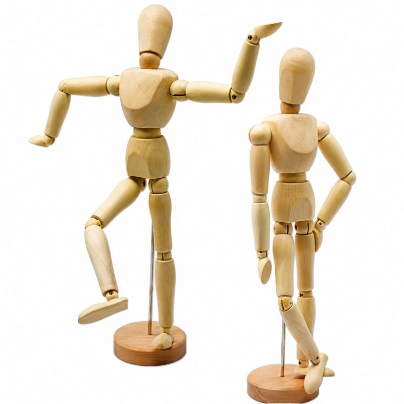 BONECO DE MADEIRA ARTICULÁDO REF: AP6594-8 BONECO DE MADEIRA ARTICULÁDO REF: AP6594-8