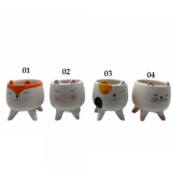 VASO DECORATIVO EM CERAMICA ANIMAIS REF: AP193040 VASO DECORATIVO EM CERAMICA ANIMAIS REF: AP193040