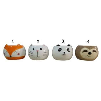 VASO EM CERAMICA DE ANIMAIS REF: AP193014 VASO EM CERAMICA DE ANIMAIS REF: AP193014