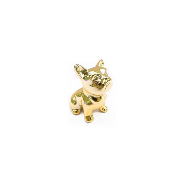 CERAMICA CACHORRO PEQUENO DOURADO CERAMICA CACHORRO PEQUENO DOURADO