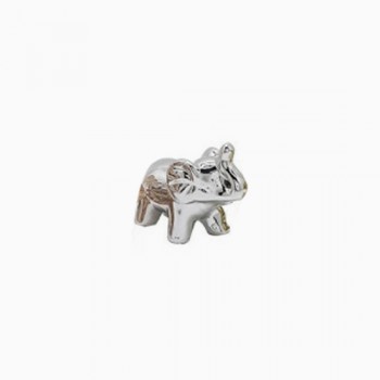 CERAMICA MODELO ELEFANTE MEDIO PRATA CERAMICA MODELO ELEFANTE MEDIO PRATA