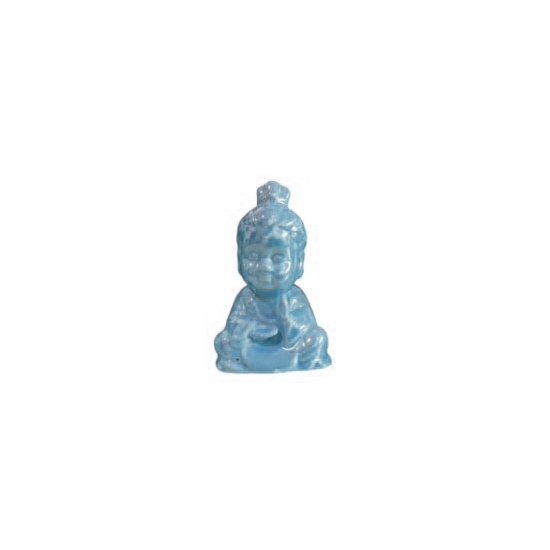 ENFEITE CERAMICA DEC. ESTATUA BUDA AZUL ENFEITE CERAMICA DEC. ESTATUA BUDA AZUL