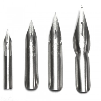 KIT CONT. 4 PONTAS EM METAL P/ESCRITA ARTISTICA REF: 566-4 KIT CONT. 4 PONTAS EM METAL P/ESCRITA ARTISTICA REF: 566-4