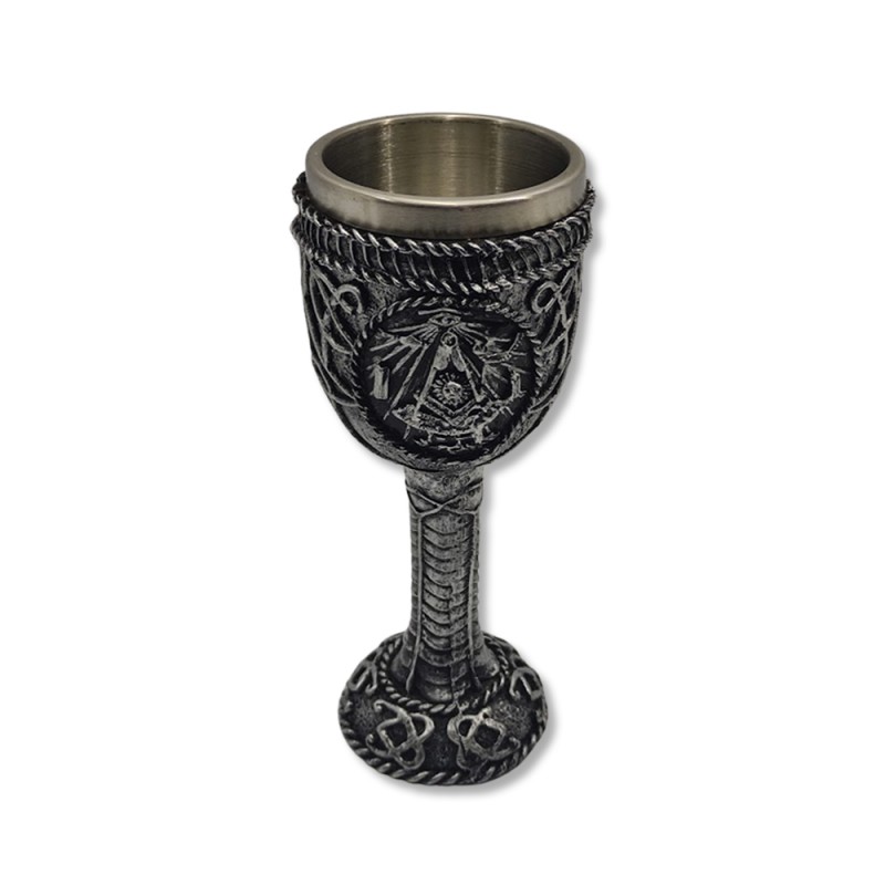 TAÇA MEDIEVAL MODELO MAÇONARIA EM RESINA 150ML REF: 1162A TAÇA MEDIEVAL MODELO MAÇONARIA EM RESINA 150ML REF: 1162A