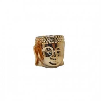 CACHEPOT DECORATIVO DE CERAMICA P/PLANTA DOURADO CACHEPOT DECORATIVO DE CERAMICA P/PLANTA DOURADO