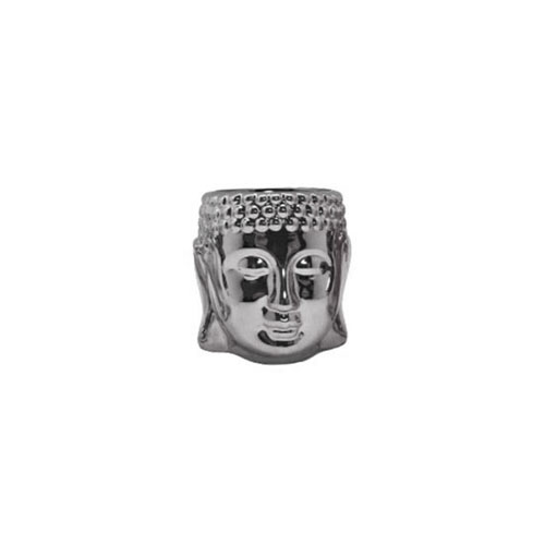 CACHEPOT DECORATIVO DE CERAMICA P/PLANTA PRATA CACHEPOT DECORATIVO DE CERAMICA P/PLANTA PRATA