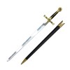 ESPADA MEDIEVAL COM LÂMINA SEM CORTE EM METAL REF: PFL9137 ESPADA MEDIEVAL COM LÂMINA SEM CORTE EM METAL REF: PFL9137