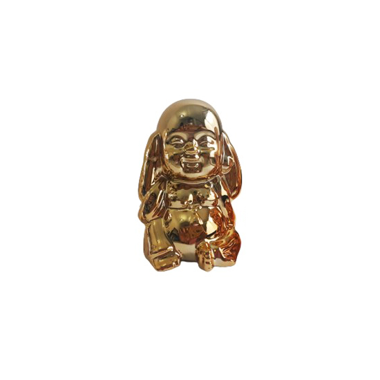 ENF.DE CERAMICA P/DEC.E ORN.DE MESA MOD.BUDA DOURADO ENF.DE CERAMICA P/DEC.E ORN.DE MESA MOD.BUDA DOURADO
