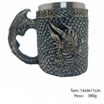 CANECA MEDIEVAL EM METAL 400ML REF:1105B CANECA MEDIEVAL EM METAL 400ML REF:1105B