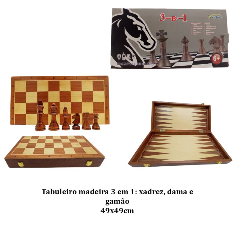 JOGO MANUAL SALAO,TAB.JG XADREZ 32PCS EM MADEIRA 49X49 JOGO MANUAL SALAO,TAB.JG XADREZ 32PCS EM MADEIRA 49X49