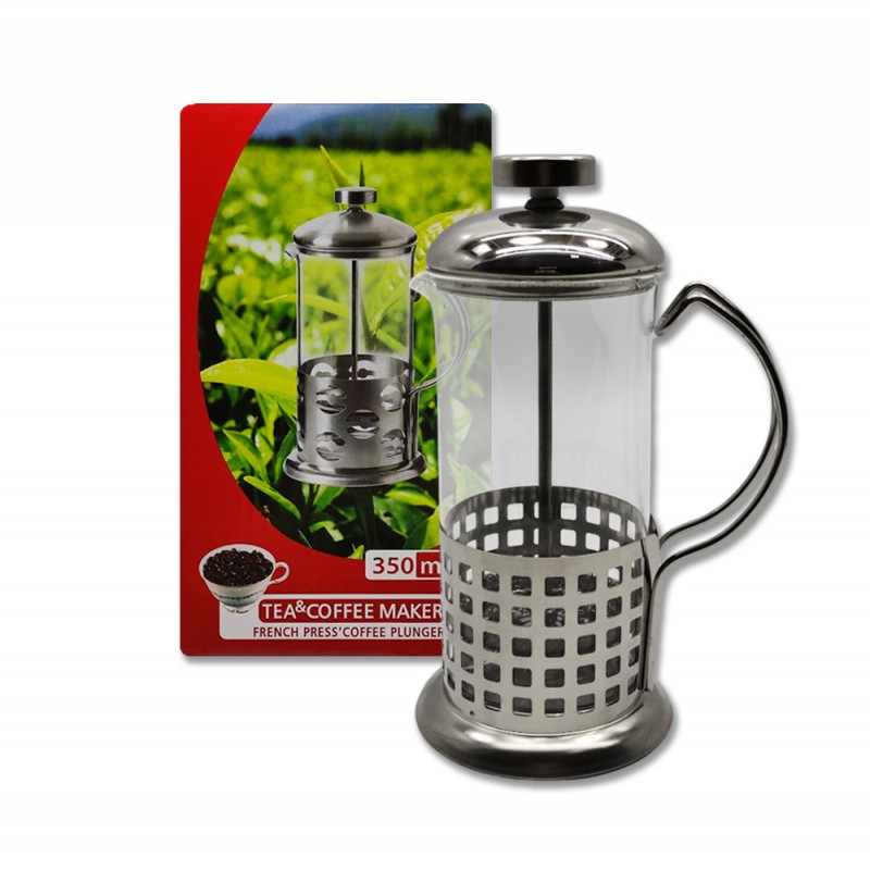 CAFETEIRA PRENSA FRANCESA DE VIDRO 350ML REF: CCQ-350 CAFETEIRA PRENSA FRANCESA DE VIDRO 350ML REF: CCQ-350
