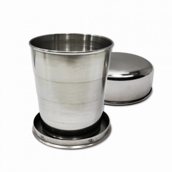 COPO DOBRÁVEL RETRÁTIL EM METAL 240ML REF: APDH-4 COPO DOBRÁVEL RETRÁTIL EM METAL 240ML REF: APDH-4
