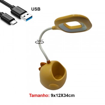 LUM.DEC.LAMP.LED. USA CABO USB MOD.DINOSSAU COR: BEGE LUM.DEC.LAMP.LED. USA CABO USB MOD.DINOSSAU COR: BEGE