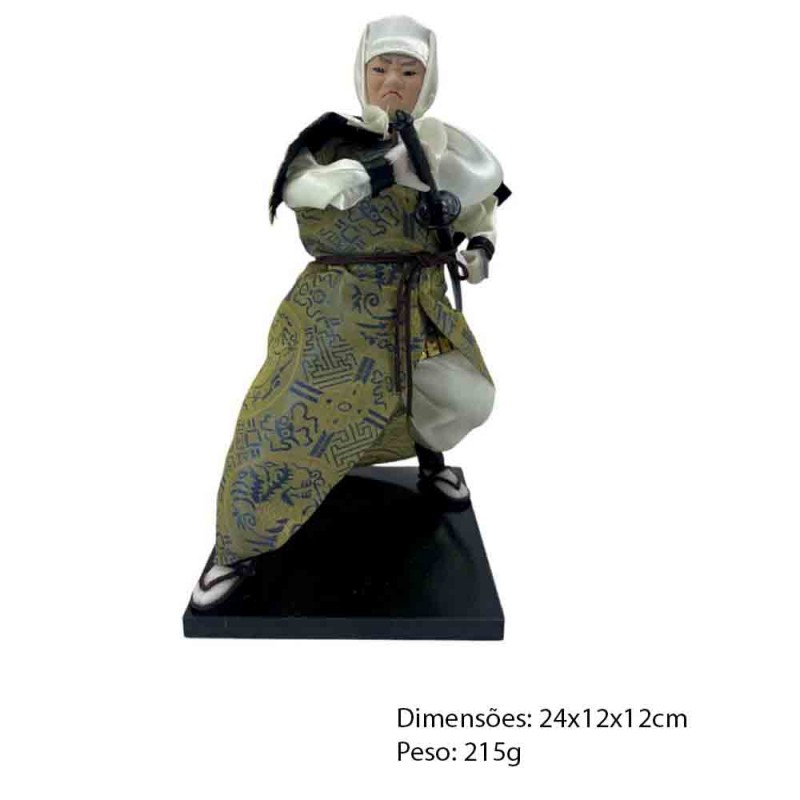 ENFEITE DE RESINA NINJA 24CM REF: AP7509WS07 ENFEITE DE RESINA NINJA 24CM REF: AP7509WS07