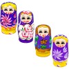 ENFEITE DECORATIVO DE MESA DE MADEIRA MODELO BONECA RUSSA REF: AP7510-5 ENFEITE DECORATIVO DE MESA DE MADEIRA MODELO BONECA RUSSA REF: AP7510-5