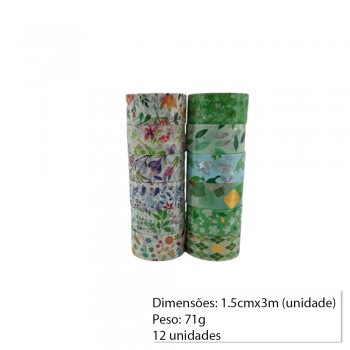 ROLOS FITA ADESIVA COM 12 ESTAMPAS REF: AP24029S1.5-3