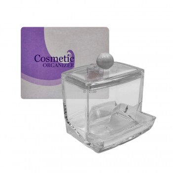 ORGANIZADOR COM TAMPA PARA COTONETE REF:APSF-2130 ORGANIZADOR COM TAMPA PARA COTONETE REF:APSF-2130