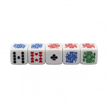 KIT 5 DADOS MODELO BARALHO REF: APPD2-5C KIT 5 DADOS MODELO BARALHO REF: APPD2-5C