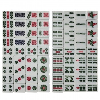 JOGO MANUAL MAHJONG COM 144 PEÇAS REF: AP25823MJ JOGO MANUAL MAHJONG COM 144 PEÇAS REF: AP25823MJ