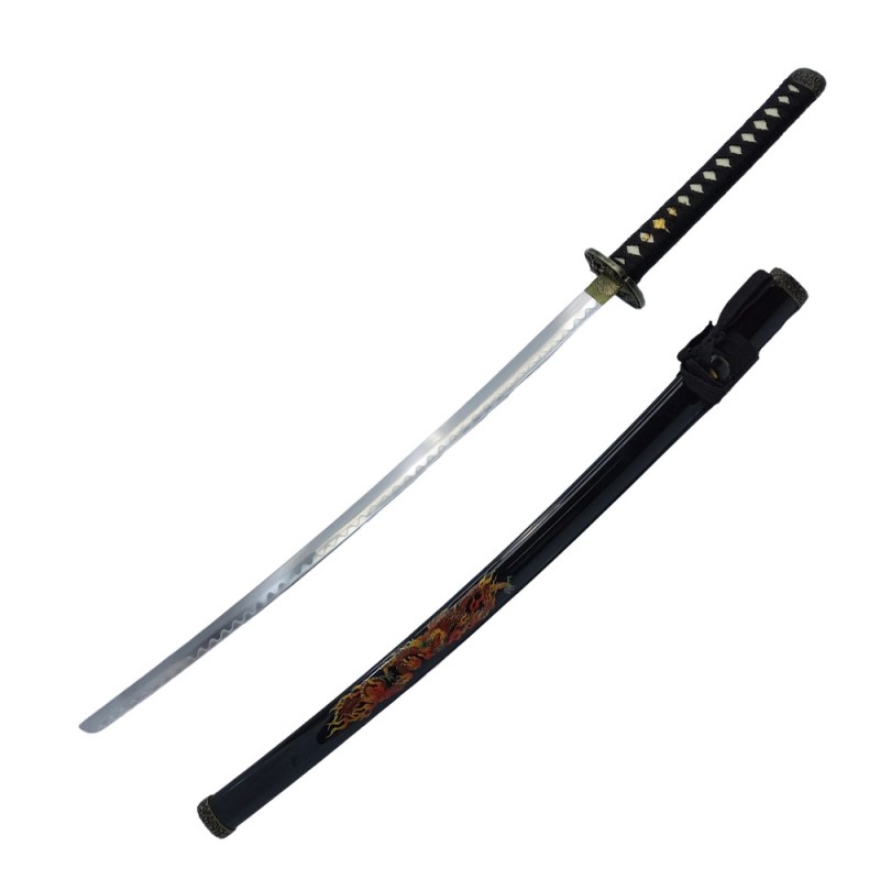 KATANA DRAGÃO CHINÊS LÂMINA SEM CORTE 103CM REF: PFL22972 KATANA DRAGÃO CHINÊS LÂMINA SEM CORTE 103CM REF: PFL22972