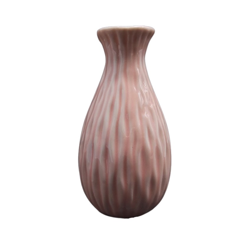 VASO DECORATIVO EM CERÂMICA ROSA REF: APB6725-6 VASO DECORATIVO EM CERÂMICA ROSA REF: APB6725-6
