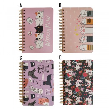 AGENDA PARA ANOTAÇÕES MODELO GATINHOS EM ESPANHOL REF: AP1912
