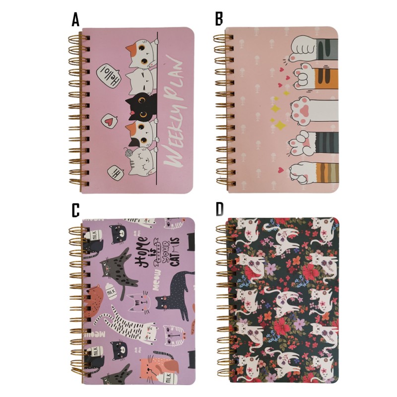 AGENDA PARA ANOTAÇÕES MODELO GATINHOS EM ESPANHOL REF: AP1912 AGENDA PARA ANOTAÇÕES MODELO GATINHOS EM ESPANHOL REF: AP1912