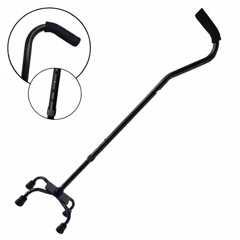 BENGALA COM CABO DE REGULAGEM 72CM A 92CM EM METAL REF: AP2429GZ BENGALA COM CABO DE REGULAGEM 72CM A 92CM EM METAL REF: AP2429GZ
