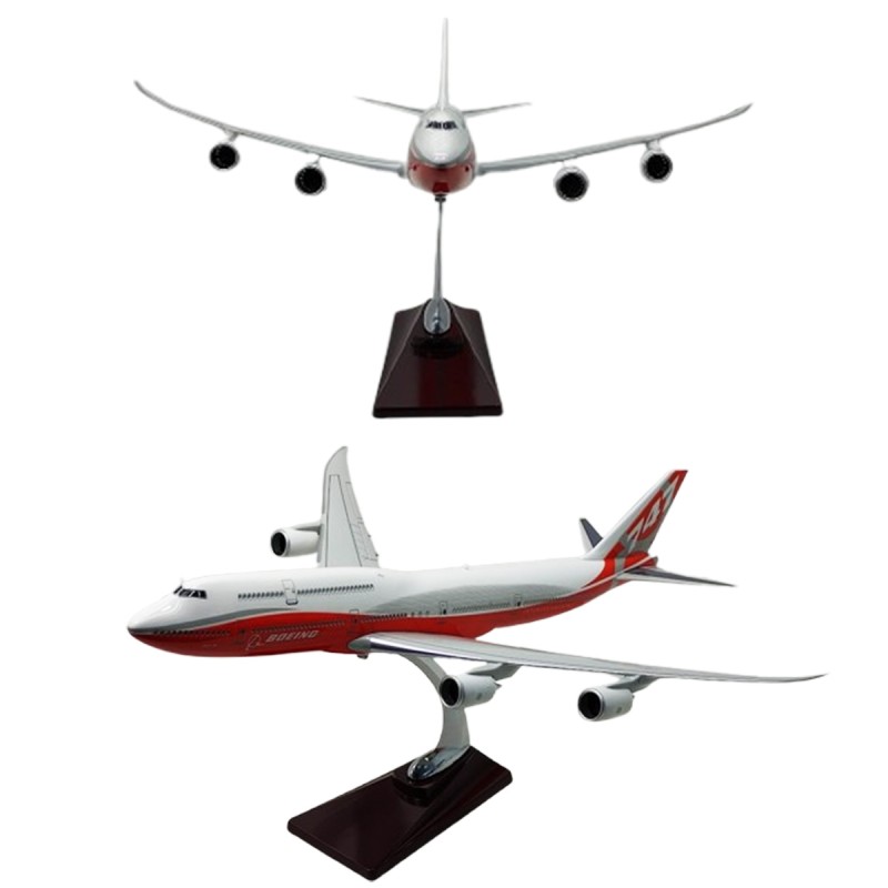 ENFEITE DECORATIVO MODELO AVIÃO BOEING 747-8 REF: AP7478-G ENFEITE DECORATIVO MODELO AVIÃO BOEING 747-8 REF: AP7478-G