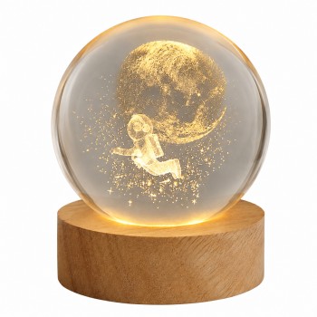 LUMINÁRIA GLOBO DE VIDRO MODELO ASTRONAUTA  REF: AP7814WL-R
