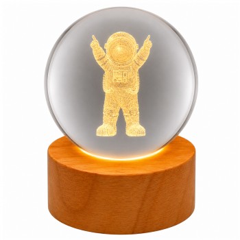 LUMINÁRIA GLOBO DE VIDRO MODELO ASTRONAUTA  REF: AP7814WL-A