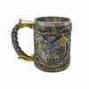 CANECA MEDIEVAL MODELO ÁGUIA EM RESINA 400ML REF: 968B