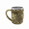 CANECA MEDIEVAL MODELO CAVEIRA EM RESINA E INOX 400ML REF: 2004B CANECA MEDIEVAL MODELO CAVEIRA EM RESINA E INOX 400ML REF: 2004B