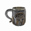 CANECA MEDIEVAL MODELO CAPACETE RESINA E INOX 400ML REF: 220041B CANECA MEDIEVAL MODELO CAPACETE RESINA E INOX 400ML REF: 220041B
