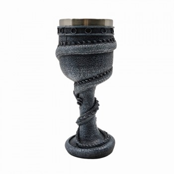 TAÇA MEDIEVAL MODELO DRAGÃO ORIENTAL EM INOX E RESINA 180ML REF:220033A TAÇA MEDIEVAL MODELO DRAGÃO ORIENTAL EM INOX E RESINA 180ML REF:220033A