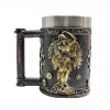 CANECA MEDIEVAL EM RESINA E METAL 600ML REF: 220046B CANECA MEDIEVAL EM RESINA E METAL 600ML REF: 220046B