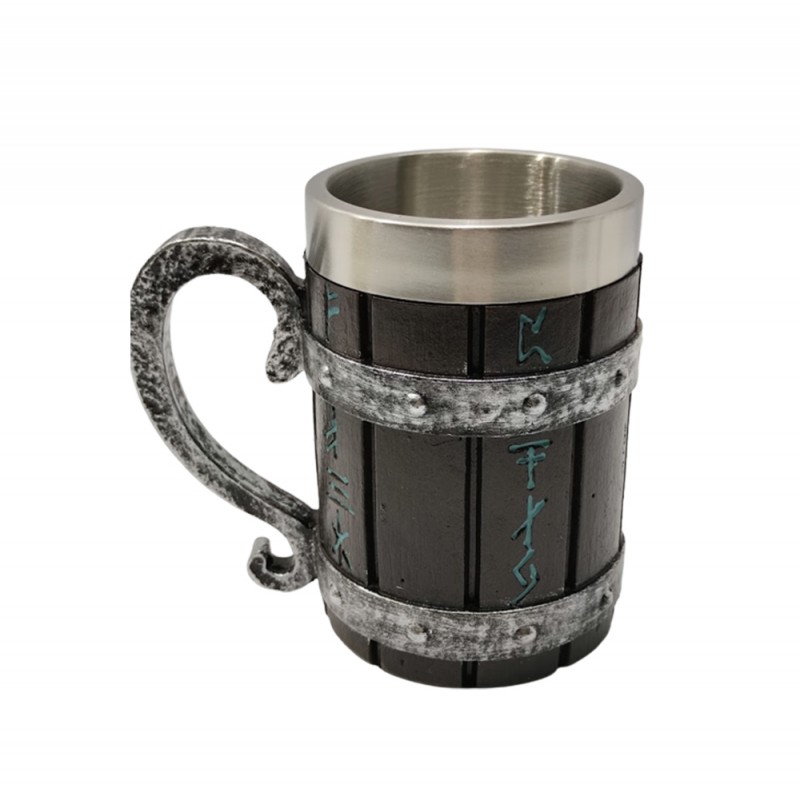 CANECA MEDIEVAL EM RESINA E METAL 600ML REF: 1008B CANECA MEDIEVAL EM RESINA E METAL 600ML REF: 1008B