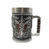 CANECA MEDIEVAL EM RESINA E METAL 600ML  REF: 102B-YB