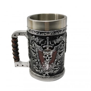 CANECA MEDIEVAL EM RESINA E METAL 600ML REF: 102B-YB CANECA MEDIEVAL EM RESINA E METAL 600ML REF: 102B-YB