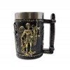 CANECA MEDIEVAL MODELO DEUSA DIKÉ EM RESINA E INOX 400ML REF: 220044B CANECA MEDIEVAL MODELO DEUSA DIKÉ EM RESINA E INOX 400ML REF: 220044B