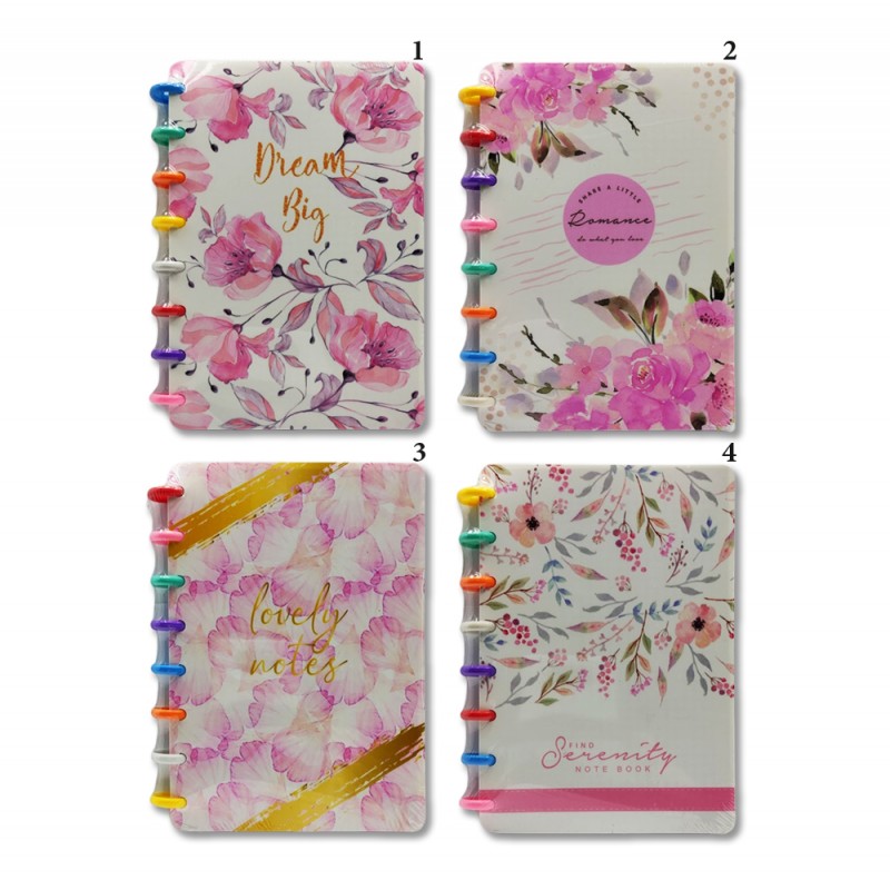 CADERNO DE DISCO COM 80 FOLHAS QUADRICULADA REF: AP83-2308