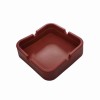 CINZEIRO DE MESA QUADRADO EM SILICONE COR MARROM REF: PPS040-B CINZEIRO DE MESA QUADRADO EM SILICONE COR MARROM REF: PPS040-B
