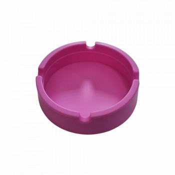 CINZEIRO DE MESA REDONDO EM SILICONE COR ROSA REF: PPS042-C CINZEIRO DE MESA REDONDO EM SILICONE COR ROSA REF: PPS042-C