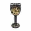 TAÇA MEDIEVAL MODELO SÃO JORGE EM RESINA 180ML REF: AP220101A