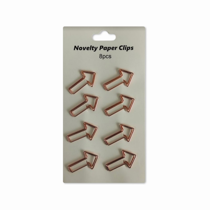KIT CLIPS COM 8 UNIDADES 34MM EM METAL REF: AP3756