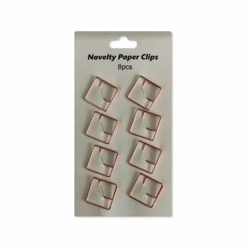 KIT CLIPS COM 8 UNIDADES 25MM EM METAL REF: AP5354