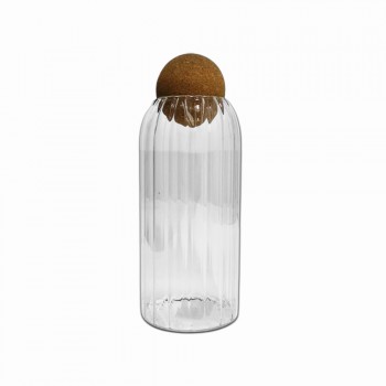 POTE DE VIDRO COM TAMPA EM BAMBU 1200ML REF: APS20 POTE DE VIDRO COM TAMPA EM BAMBU 1200ML REF: APS20