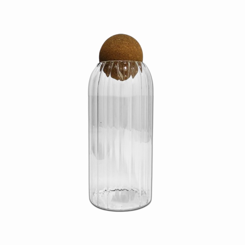 POTE DE VIDRO COM TAMPA EM BAMBU 1200ML REF: APS20 POTE DE VIDRO COM TAMPA EM BAMBU 1200ML REF: APS20