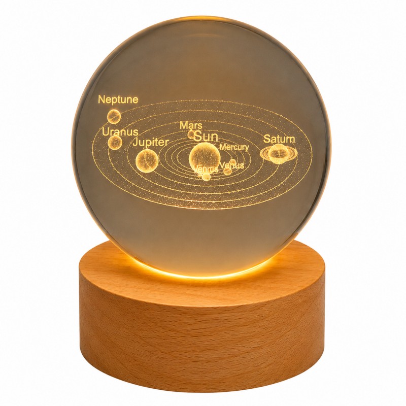 LUMINÁRIA GLOBO DE VIDRO MODELO SISTEMA SOLAR REF: AP7814WL-8LX LUMINÁRIA GLOBO DE VIDRO MODELO SISTEMA SOLAR REF: AP7814WL-8LX